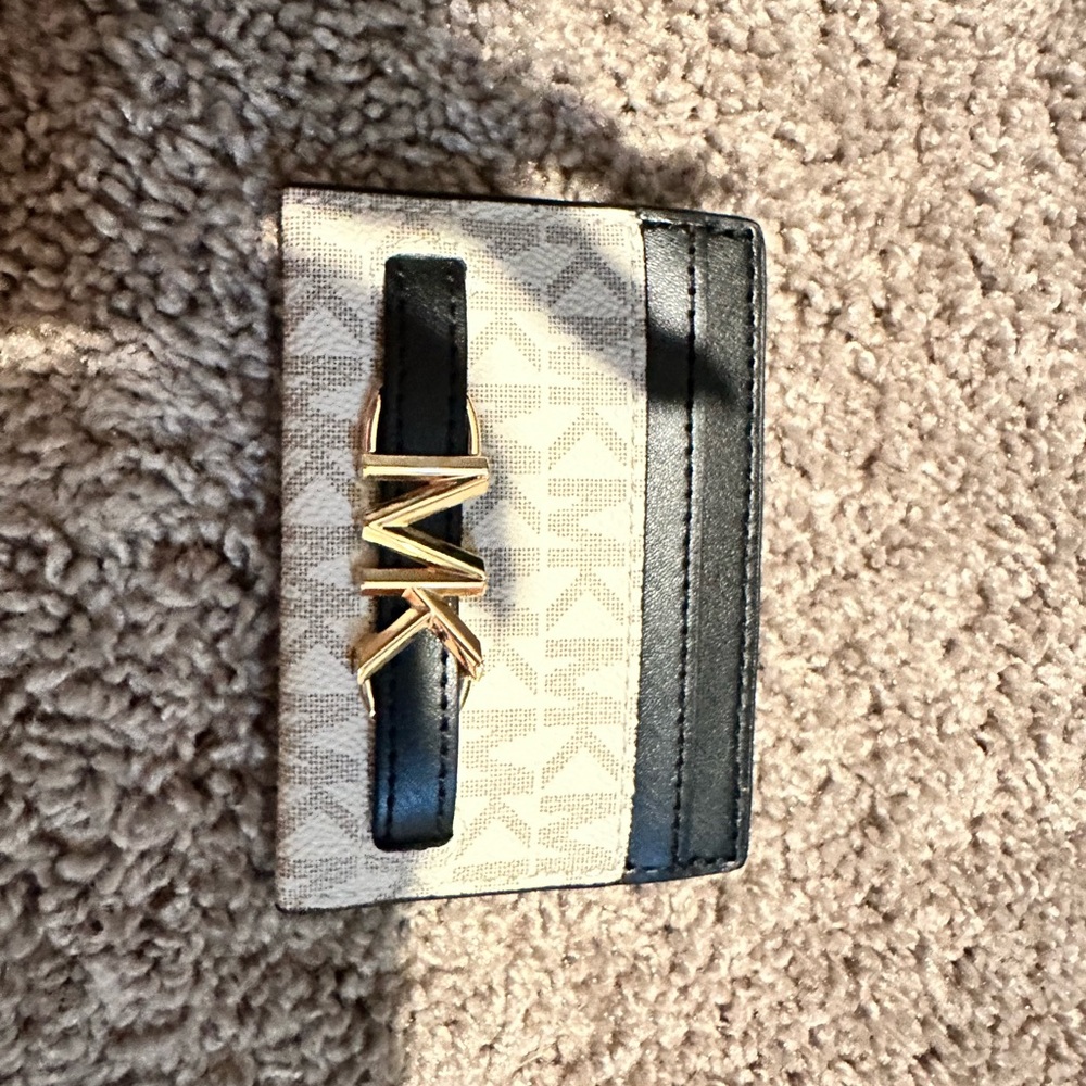 Black Leather Card Holder